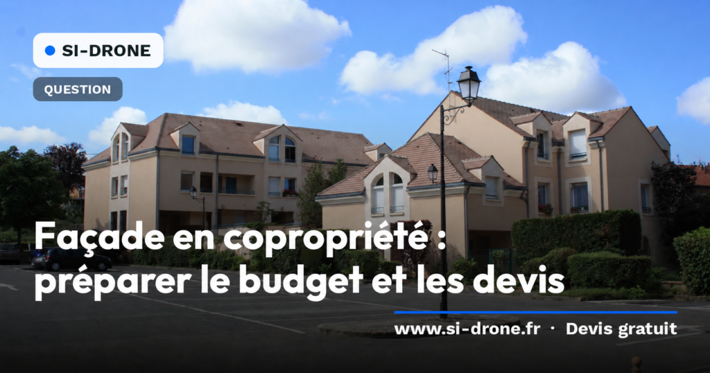 Immeubles résidentiels illustrant un guide de préparation du budget de nettoyage de façade